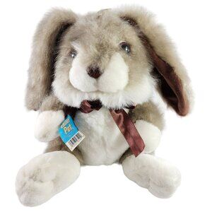 Vintage NOS Easter Unlimited Easter Pet Plush Bunny Rabbit Stuffed Animal Rare